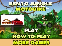 Игра Мотоциклы Бен 10 - гонки в джунглях Игра Мотоциклы Бен 10 - гонки в джунглях